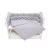 Twins Cotton - постельный комплект 7 элементов • Grey