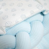 Twins Cotton - постельный комплект 7 элементов • Blue