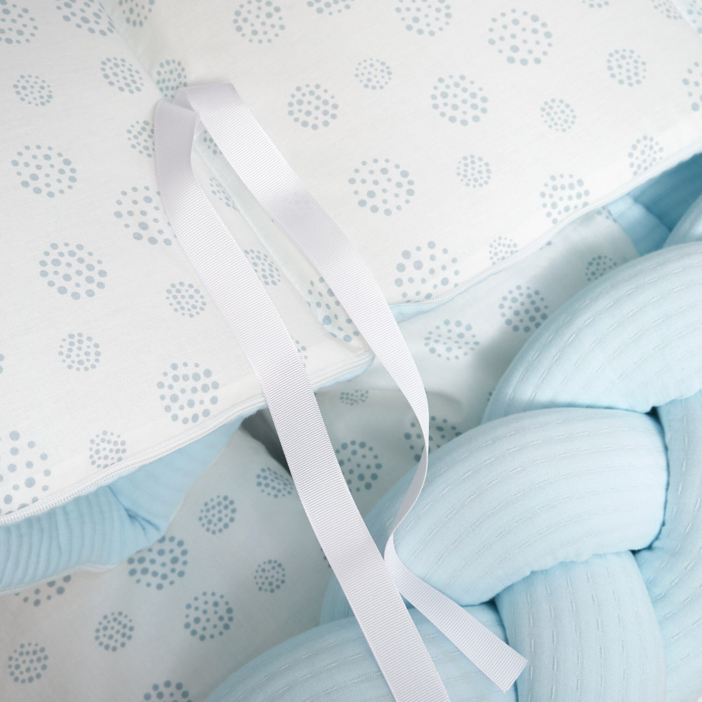 Twins Cotton - постельный комплект 7 элементов • Blue Twins Cotton - постельный комплект 7 элементов • Blue