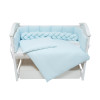 Twins Cotton - постельный комплект 7 элементов • Blue