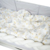 Twins Fluffy Puffy - постельный комплект в кроватку 7 элементов • Bear grey