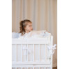 Twins Estelle - постельный комплект в кроватку 6 элементов • White