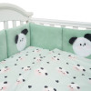 Twins Panda - постельный комплект 7 элементов • Mint