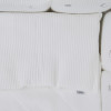 Twins Cotton с вышивкой - постельный комплект 7 элементов • White/silver