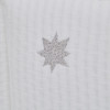 Twins Cotton с вышивкой - постельный комплект 7 элементов • White/silver