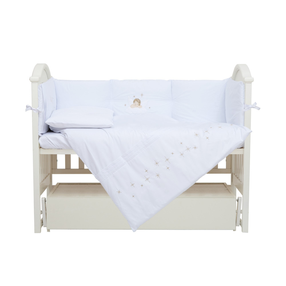 Twins Dolce Angel - постельный комплект 6 элементов • White