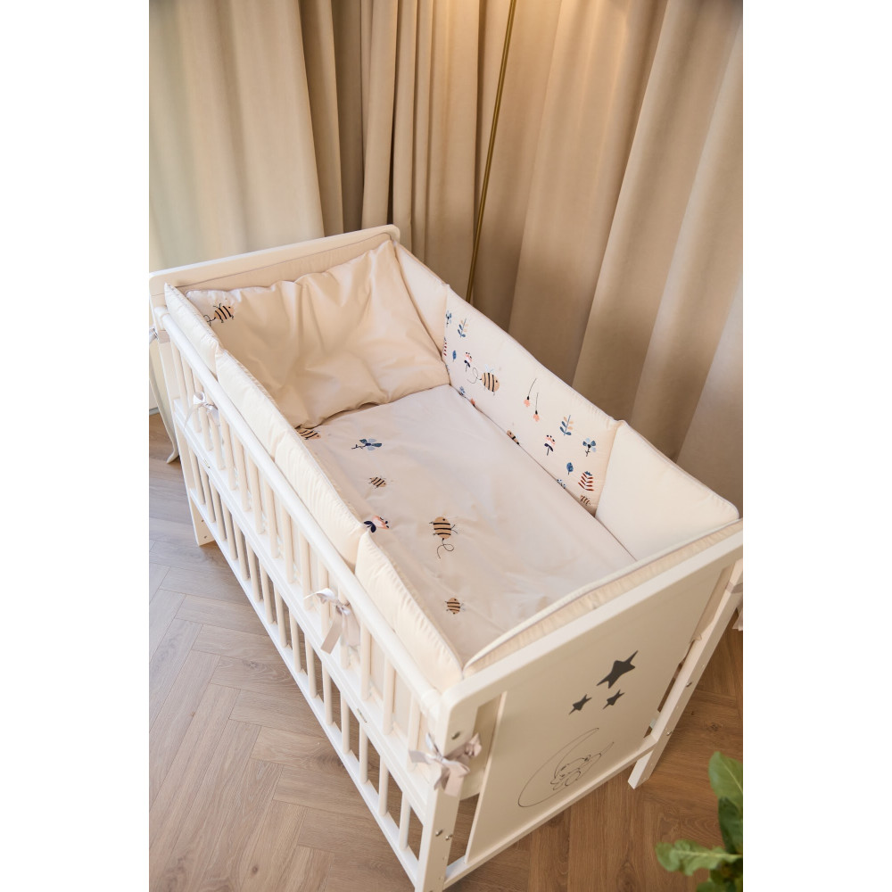 Twins Honey Garden - постельный комплект 6 элементов • Beige Twins Honey Garden - постельный комплект 6 элементов • Beige