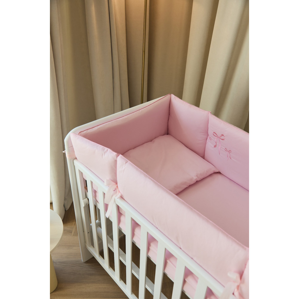 Twins Belle - постельный комплект 6 элементов • Pink Twins Belle - постельный комплект 6 элементов • Pink