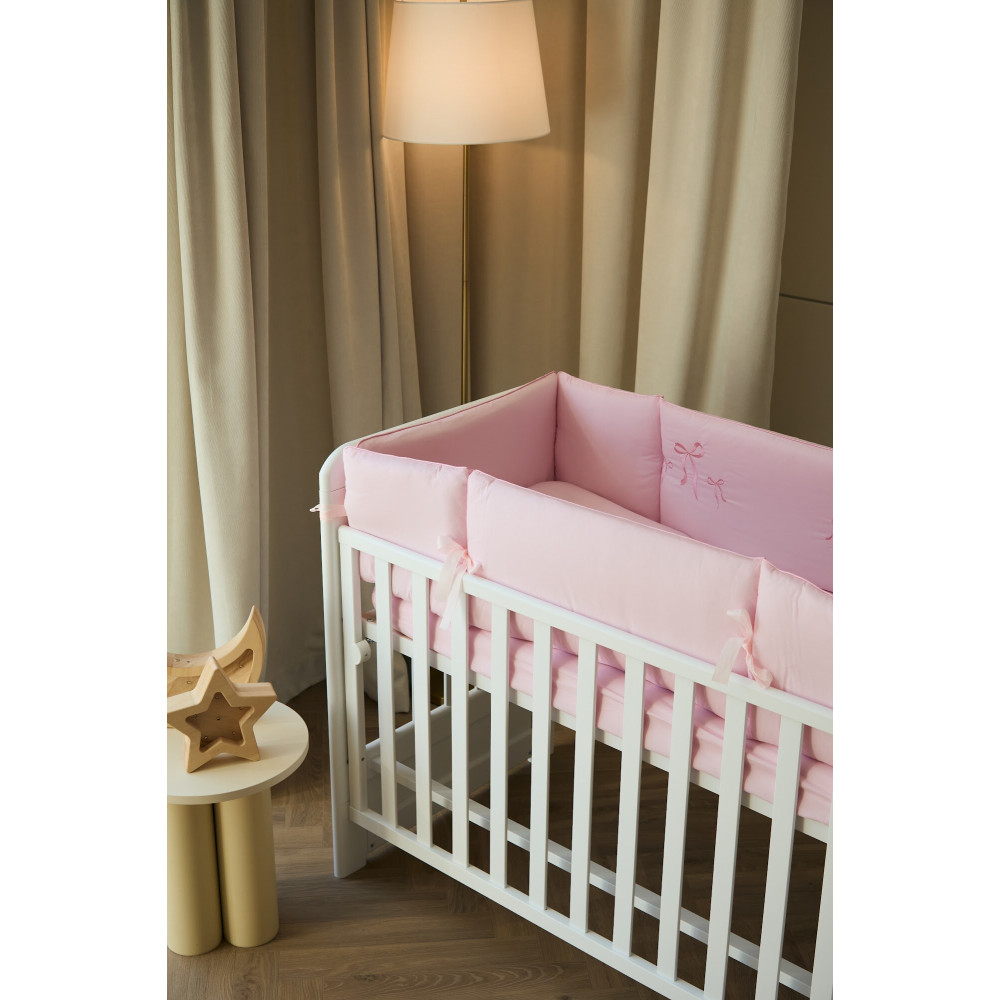 Twins Belle - постельный комплект 6 элементов • Pink Twins Belle - постельный комплект 6 элементов • Pink