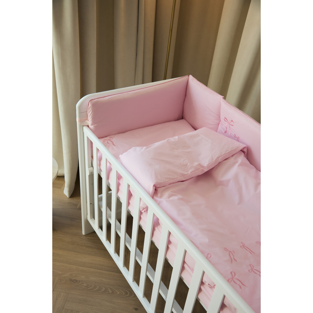 Twins Belle - постельный комплект 6 элементов • Pink Twins Belle - постельный комплект 6 элементов • Pink