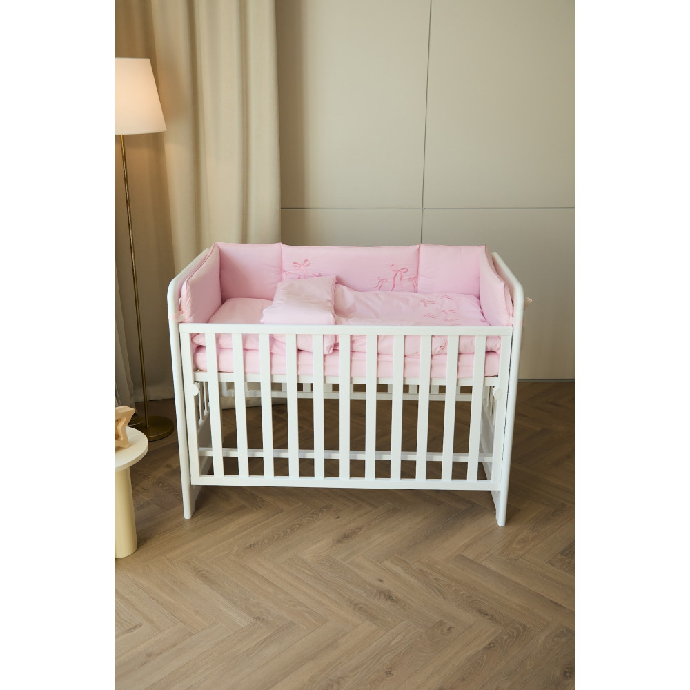 Twins Belle - постельный комплект 6 элементов • Pink Twins Belle - постельный комплект 6 элементов • Pink