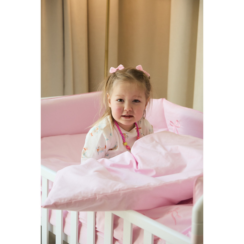 Twins Belle - постельный комплект 6 элементов • Pink Twins Belle - постельный комплект 6 элементов • Pink