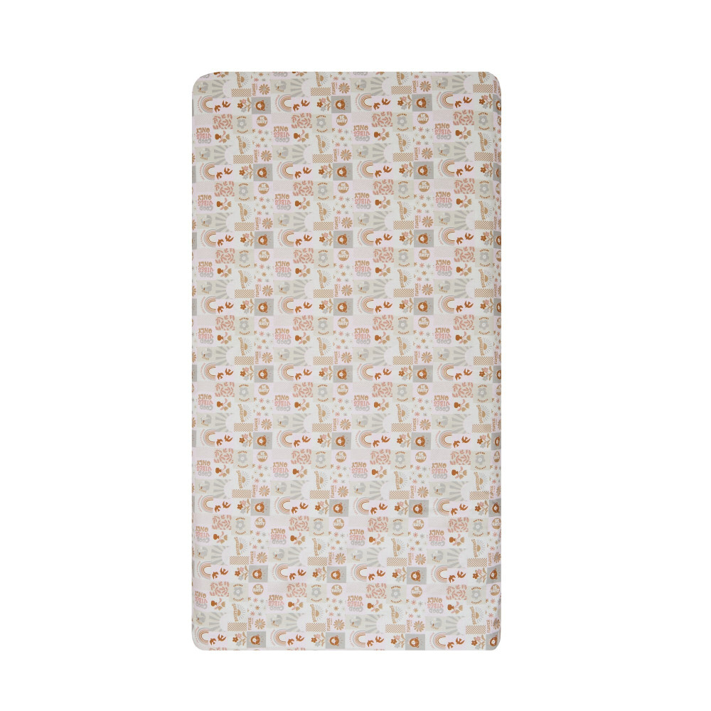 Twins BE HAPPY 120×60 Sheet - простыня на резинке из поплина • Ласточки