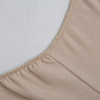 Twins Ego Простыня на резинке 90×50 - трикотаж в рубчик • Beige