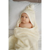 Twins Smurf Полотенце с капюшоном - 100×100 см, махра • Ecru