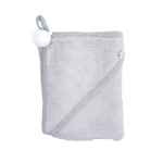 Twins Smurf Полотенце с капюшоном - 100×100 см, махра • Grey Twins Smurf Полотенце с капюшоном - 100×100 см, махра • Grey