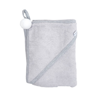 Twins Smurf Полотенце с капюшоном - 100×100 см, махра • Grey Twins Smurf Полотенце с капюшоном - 100×100 см, махра • Grey