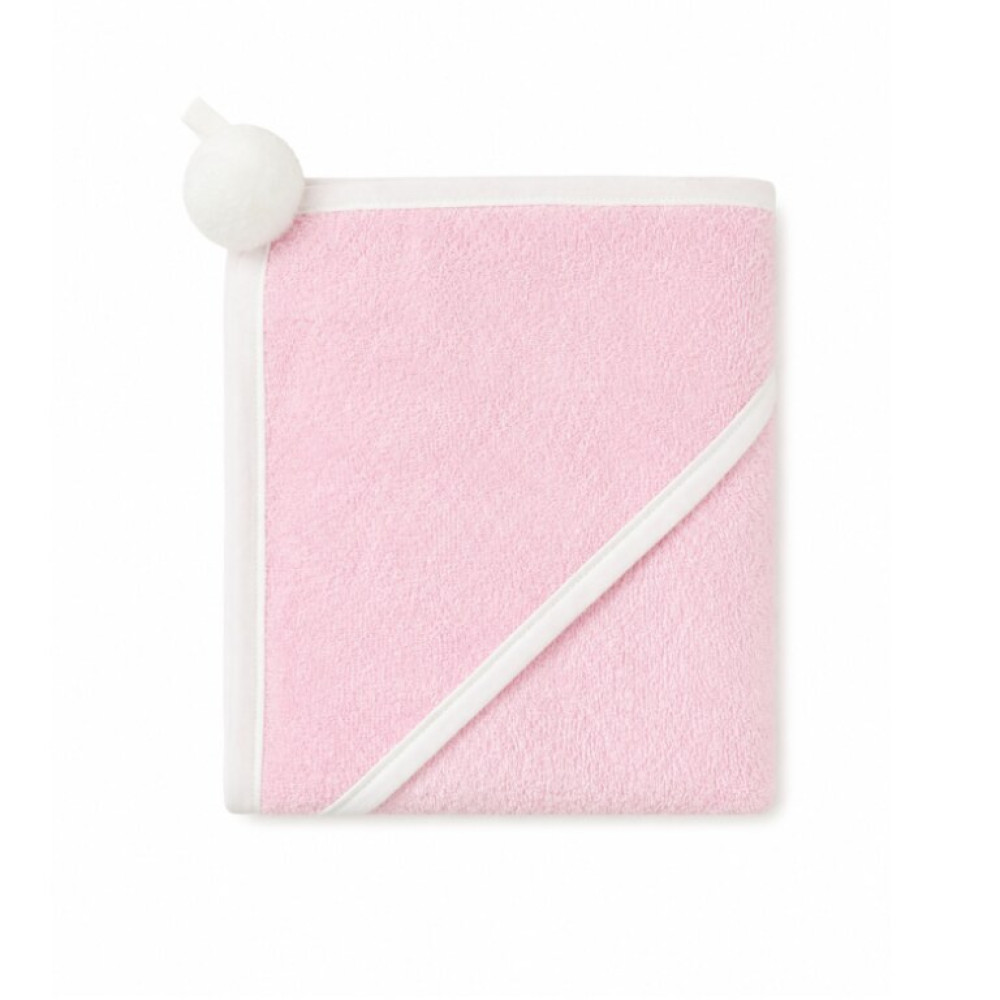 Twins Smurf Полотенце с капюшоном - 100×100 см, махра • Pink