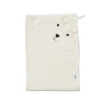 Twins Bear Полотенце с капюшоном - 100×100 см, махра • Ecru Twins Bear Полотенце с капюшоном - 100×100 см, махра • Ecru
