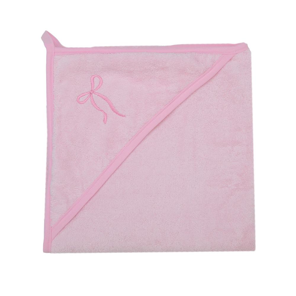 Twins Belle&Beau Towel - полотенце с капюшоном 100×100 см • Pink