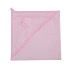 Twins Belle&Beau Towel - полотенце с капюшоном 100×100 см • Pink
