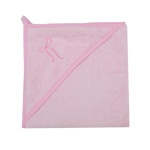 Twins Belle&Beau Towel - полотенце с капюшоном 100×100 см • Pink Twins Belle&Beau Towel - полотенце с капюшоном 100×100 см • Pink