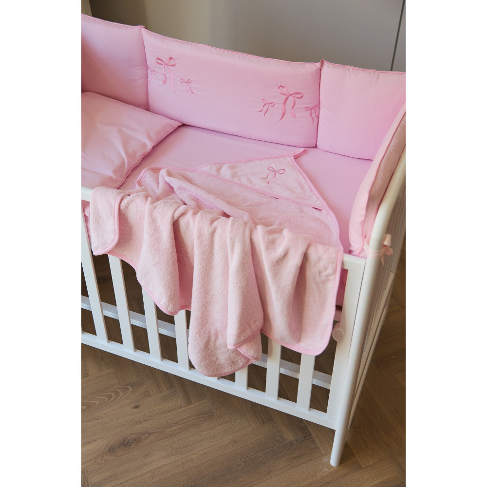 Twins Belle&Beau Towel - полотенце с капюшоном 100×100 см • Pink Twins Belle&Beau Towel - полотенце с капюшоном 100×100 см • Pink