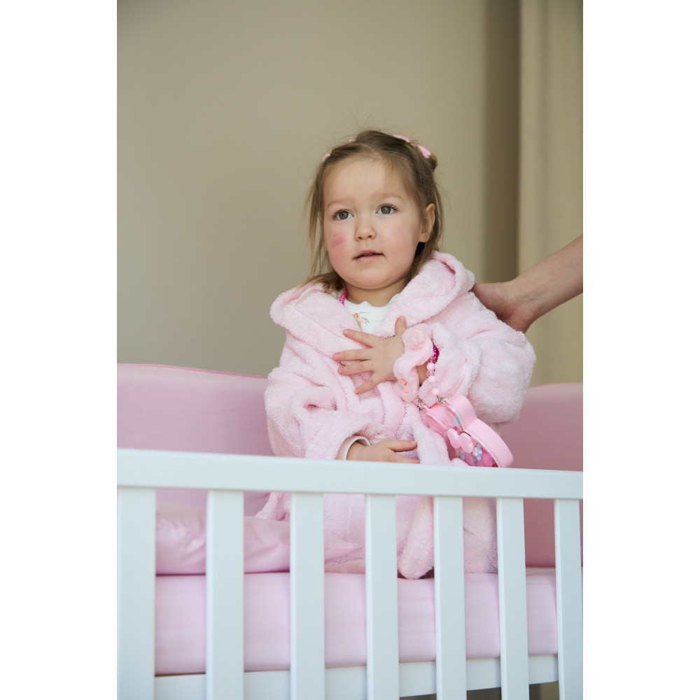 Twins Belle&Beau Robe - халат детский махровый 86-92 • Pink Twins Belle&Beau Robe - халат детский махровый 86-92 • Pink