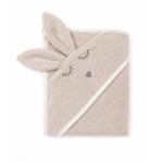 Twins Rabbit - полотенце с капюшоном 100×100 см • Sand Twins Rabbit - полотенце с капюшоном 100×100 см • Sand