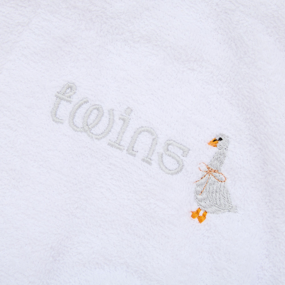 Twins Kids Robe - халат детский махровый 86-92 • Белый Twins Kids Robe - халат детский махровый 86-92 • Белый