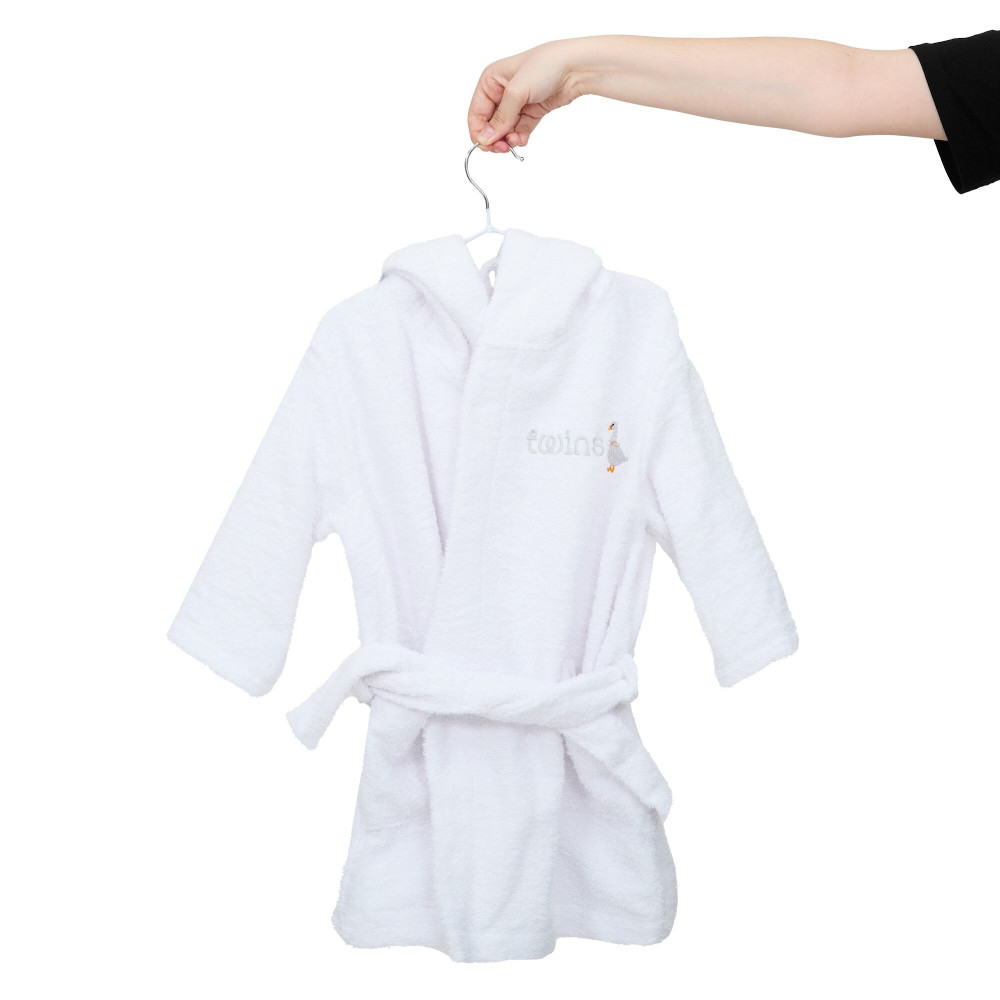 Twins Kids Robe - халат детский махровый 86-92 • Белый Twins Kids Robe - халат детский махровый 86-92 • Белый