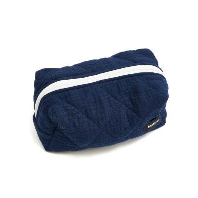 Twins Geometry - муслиновая косметичка • Dark Navy Twins Geometry - муслиновая косметичка • Dark Navy