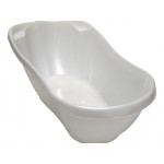 Tega Classic 92 см - дитяча ванночка зі зливом • White perla