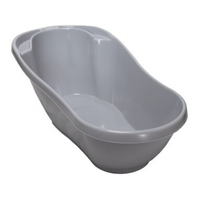 Tega Classic 92 см - дитяча ванночка зі зливом • Light grey