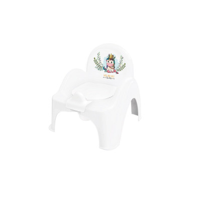 Tega Дикий Запад Potty Chair - детский горшок-кресло • White/pink