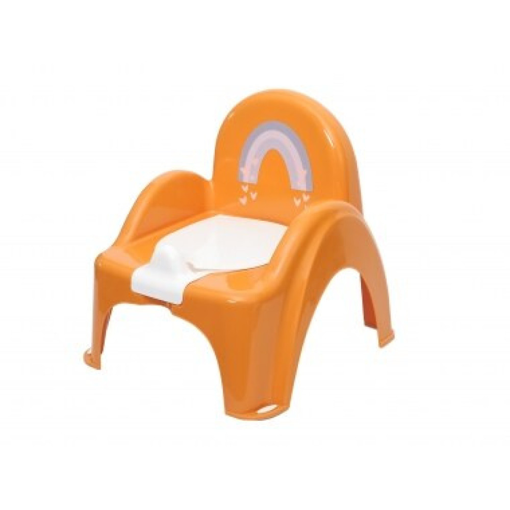 Tega Метео Music Potty Chair - музичний дитячий горщик-крісло • Mustard