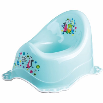 Maltex Bear&Friends Potty - детский горшок без музыки • Mint/white Maltex Bear&Friends Potty - детский горшок без музыки • Mint/white