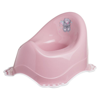 Maltex Bears - детский горшок с нескользящим основанием • Dirty rose/white Maltex Bears - детский горшок с нескользящим основанием • Dirty rose/white
