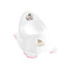 Tega Дикий Захід Potty - дитячий горщик, нековзна основа • White/pink
