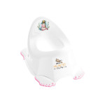 Tega Дикий Захід Potty - дитячий горщик, нековзна основа • White/pink