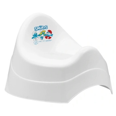 Maltex Smurfs Potty - дитячий горщик із високою спинкою • White