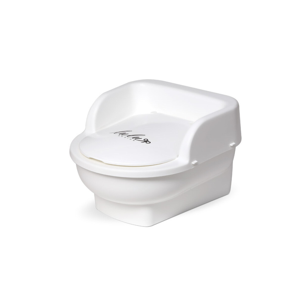 Maltex Lulu - горщик-крісло з кришкою • White