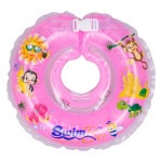 SwimBee Neck Ring - надувной круг для купания на шею • Розовый