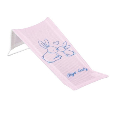 Tega Кролики 3D Slide - горка для купания с 3D мембраной • Pink Tega Кролики 3D Slide - горка для купания с 3D мембраной • Pink