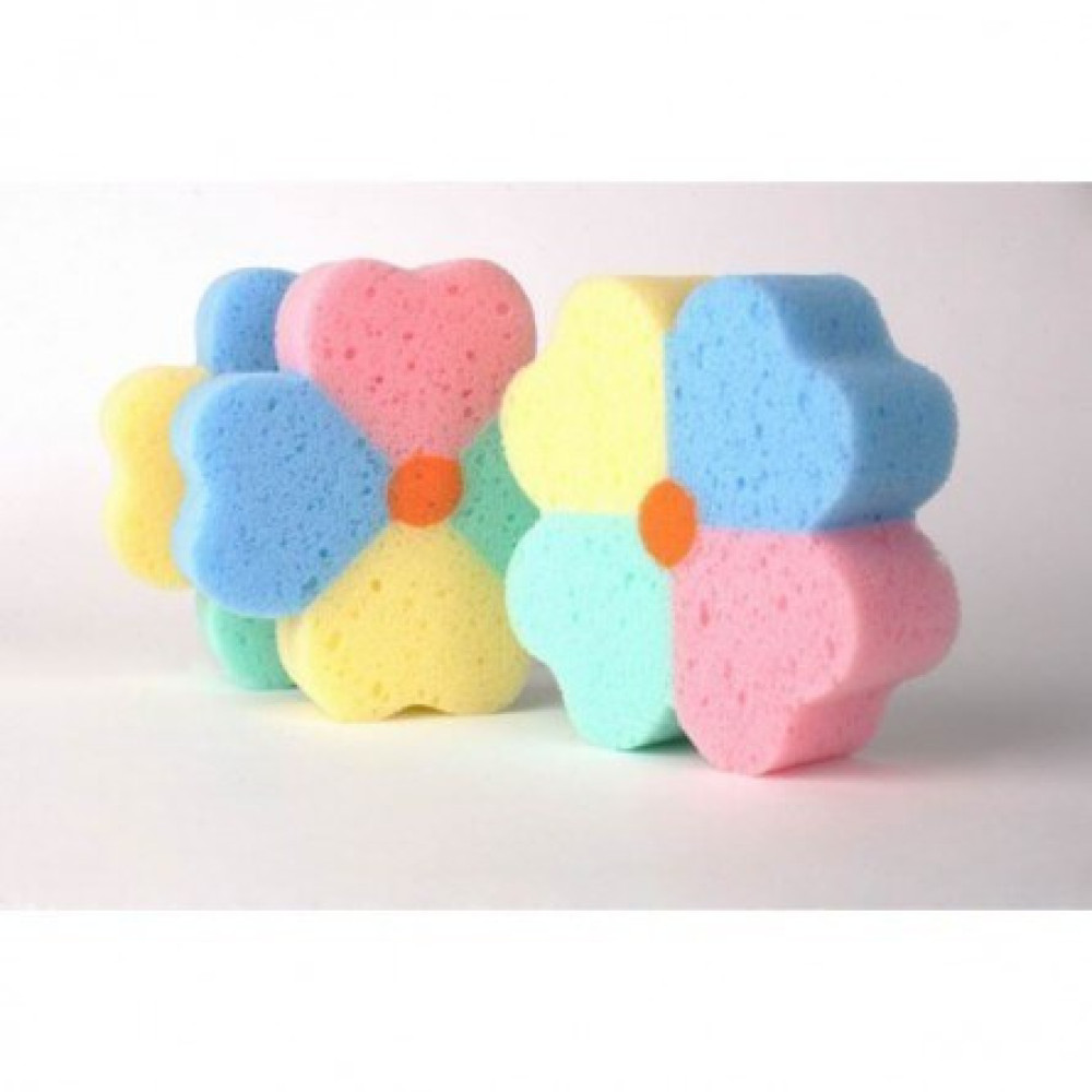 Badum Цветочек Sponge - детская губка для купания • Multicolor