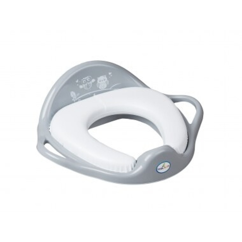 Tega Сова Toilet Seat - м'яка накладка на унітаз • Grey