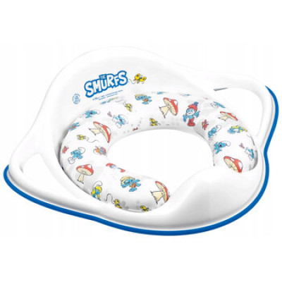 Maltex Smurfs Soft Seat - м'яка накладка на унітаз • White/blue