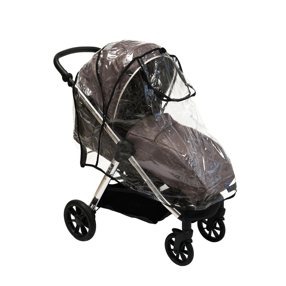Twins Rain Cover Pushchair - дощовик для прогулянкової коляски • Black