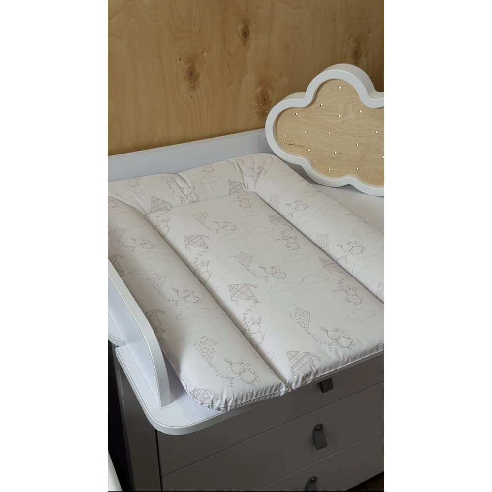 Cebababy Dreamland Mattress - пеленальний матрац 50×70 см • Bunny