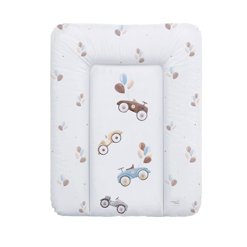 Cebababy Retro Autumn Mattress - пеленальний матрац 50×70 см • Retro Cars